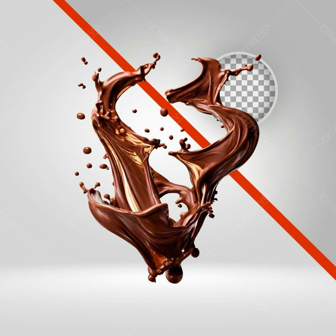 Icone Chocolate derramamento PNG com fundo transparente