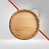 3d bamboo circle, text ellipse, bamboo png sign