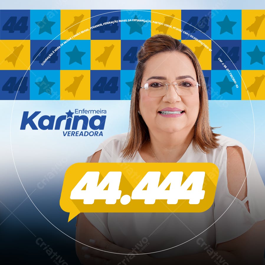 Imagem de Campanha Política PSD Editável