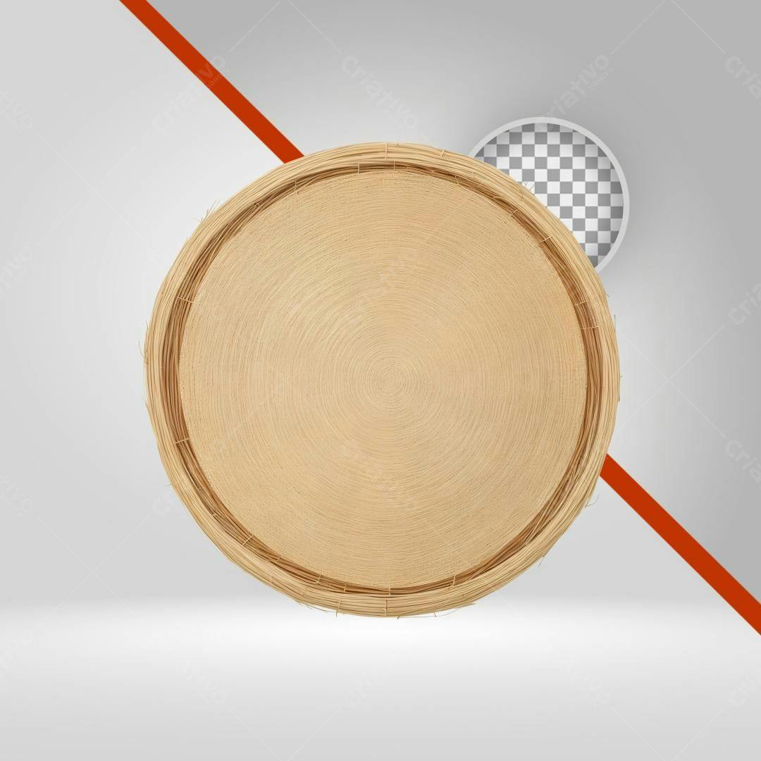 Icone de bandeja de bambu PNG com fundo transparente