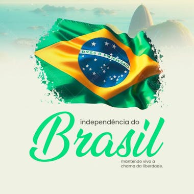 Coleção social midia independência do brasil ( 7 de setembro 2024 ) feed 4