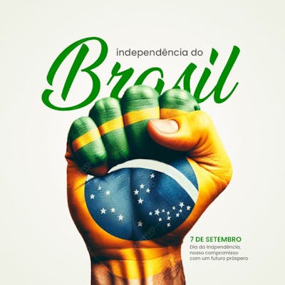 Coleção Social Midia Independência Do Brasil ( 7 De Setembro 2024 ) Feed 5