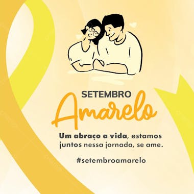 Setembro amarelo estamos juntos nessa