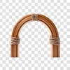 Wooden arches with rope, go now to discover a world of high quality graphic resources!,ggraphics is the perfect place to find everything you need for your projects.