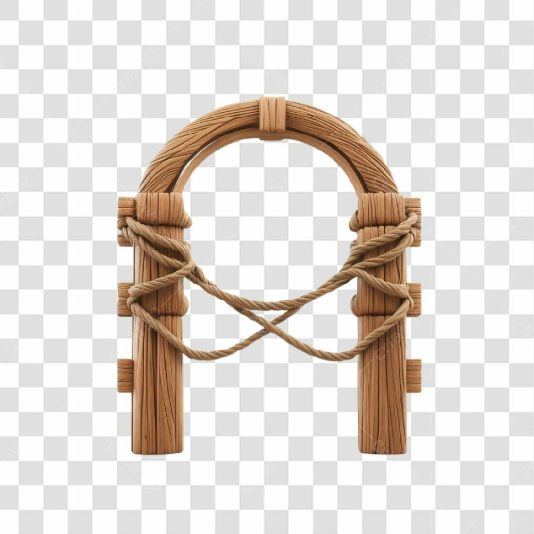 Arco de Madeira PNG com fundo transparente