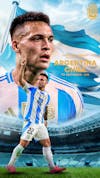 Flyer matchday lautaro martinez argentina