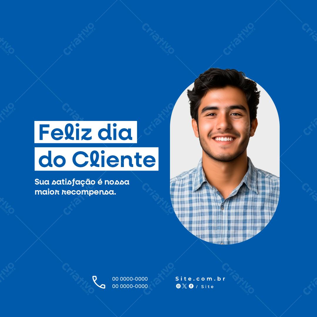 Postagem Dia do Cliente PSD Editável