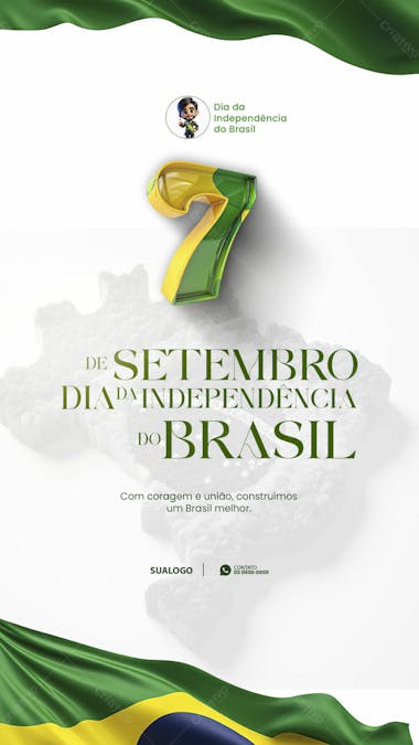 Story 7 de setembro é o dia da independência do brasil 2