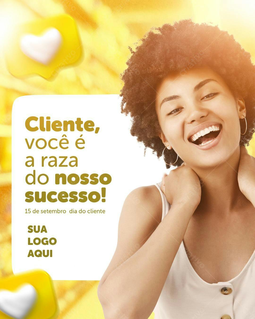 Postagem Dia do Cliente PSD Editável
