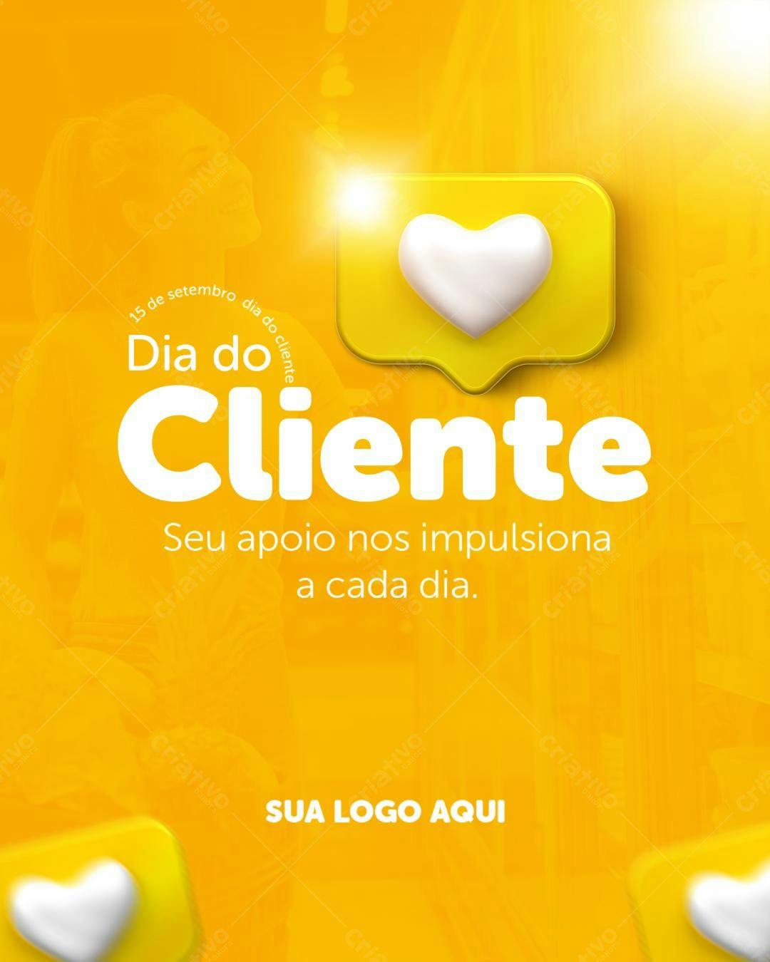 Postagem Dia do Cliente PSD Editável