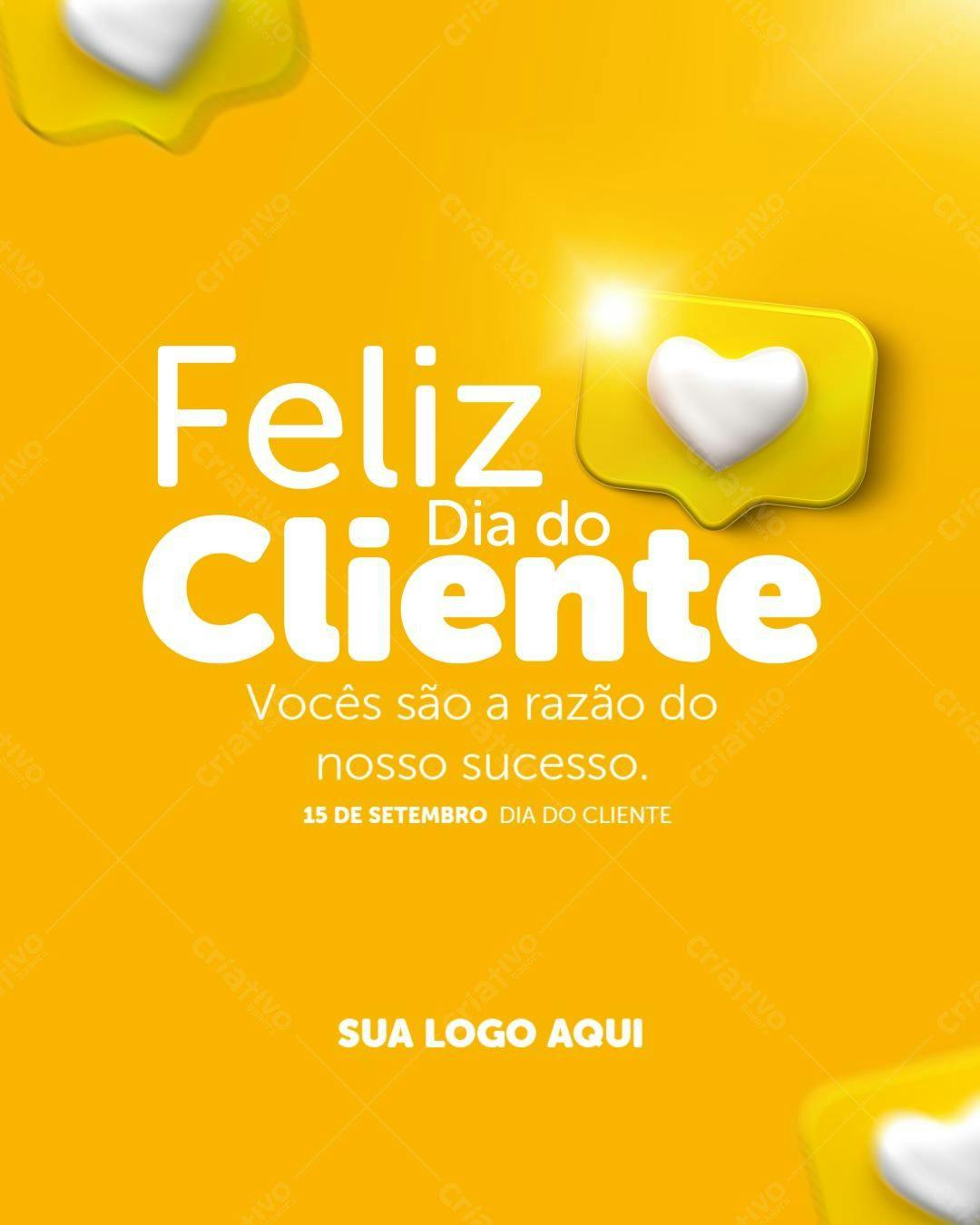 Postagem Dia do Cliente PSD Editável