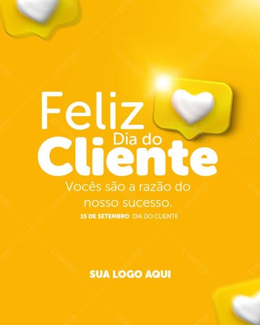 Feliz dia do cliente