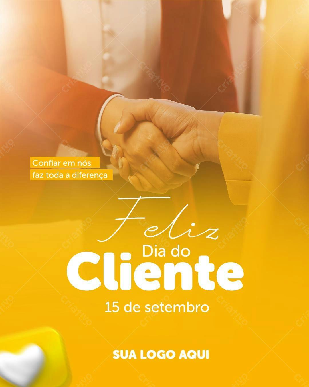 Postagem Dia do Cliente PSD Editável