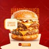 Editable psd layers, burger restaurant flavor layers