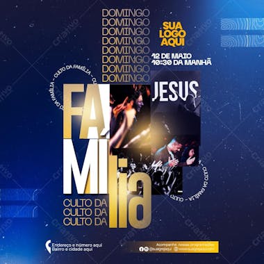 Culto da família social media church