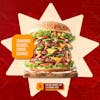 Large size, giant flavor editable psd burger shop