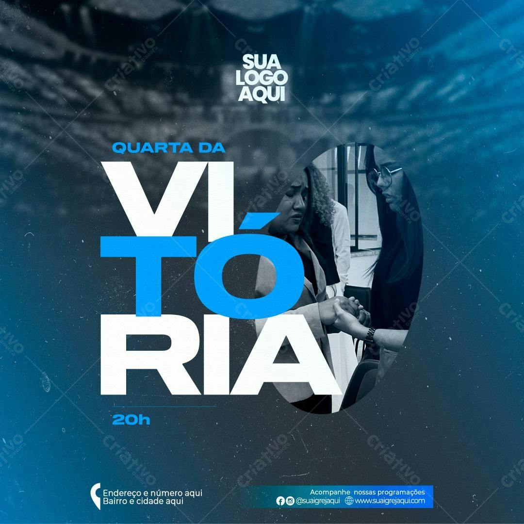 Flyer para Evento de Igreja PSD Editável