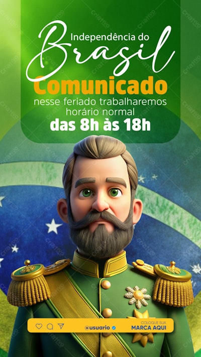 Comunicado 7 de Setembro PSD Editável