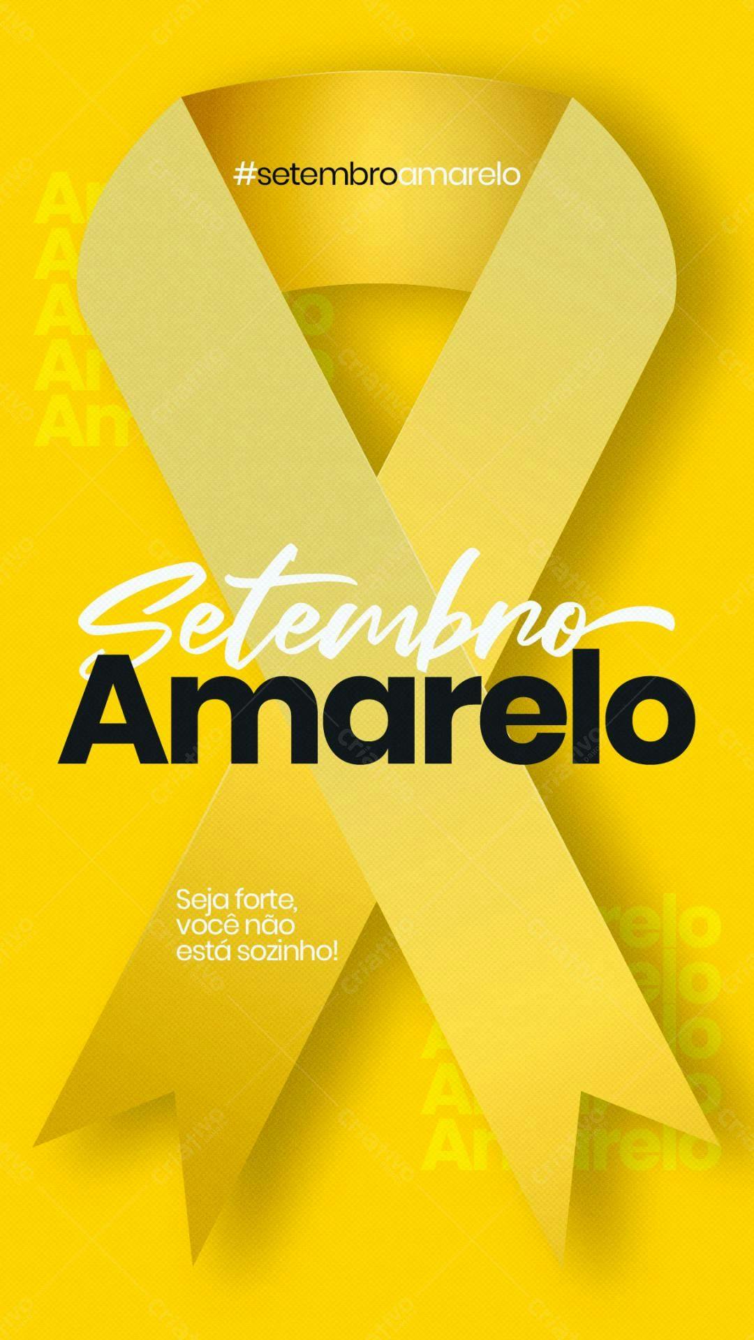 Flyer Setembro Amarelo PSD Editável