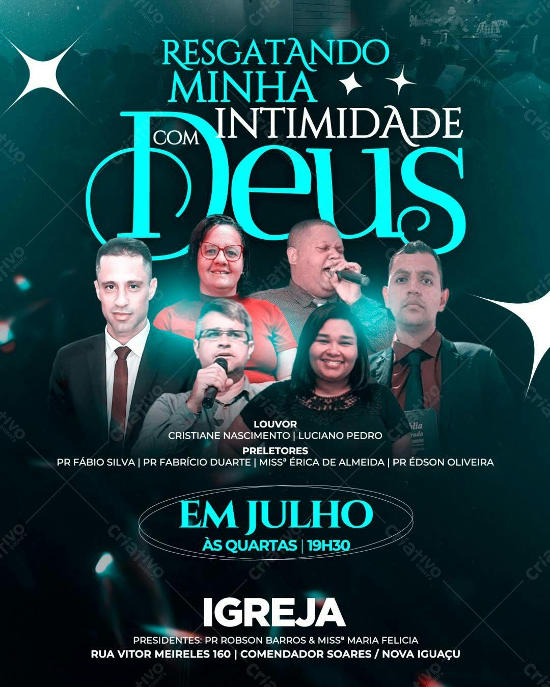 Flyer para Evento Religioso em Igreja PSD Editável