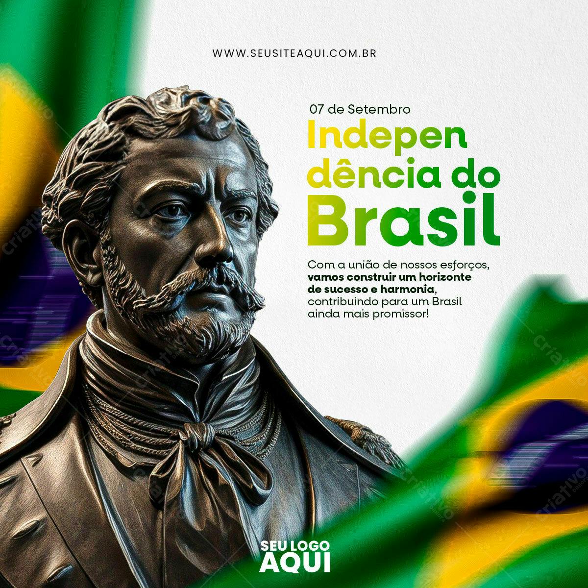 Flyer para 7 de Setembro PSD Editável