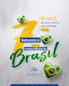 Brazil independence day, september 7th, social media