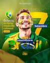 Brazil independence day, september 7th, social media