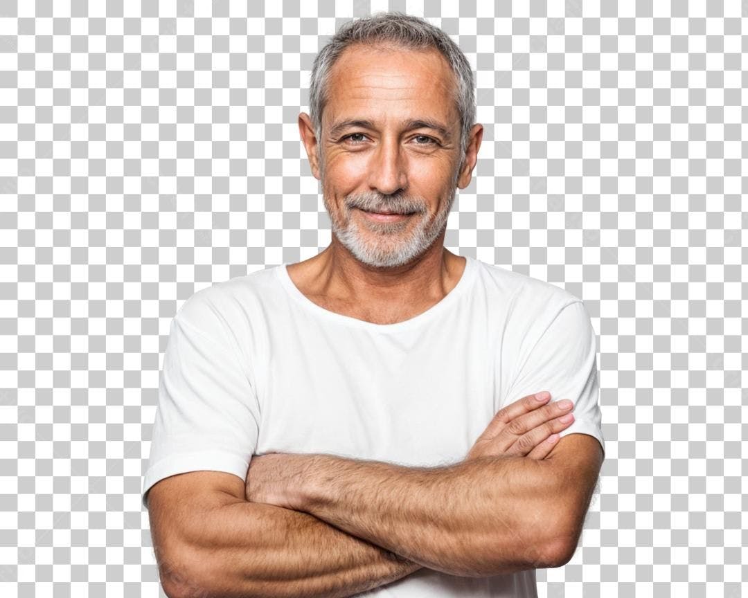 Imagem PNG Homem Braços Cruzados fundo transparente