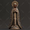 Image, realistic catholic ai, santa our lady of aparecida, patroness of brazil, horizontal