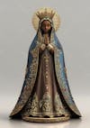 Image, ai, realistic, catholic, saint, our lady of aparecida, patroness of brazil, horizontal