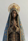 Realistic catholic ai image, our lady of aparecida patron saint of brazil, horizontal