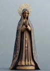 Realistic catholic ai image, our lady of aparecida patroness of brazil, horizontal