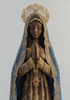 Realistic catholic ai image, our lady of aparecida patroness of brazil, horizontal