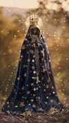 Image, catholic, realistic, saint, our lady of aparecida, patroness of brazil, horizontal