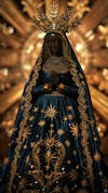 Image, catholic, realistic, saint, our lady of aparecida, patroness of brazil, horizontal