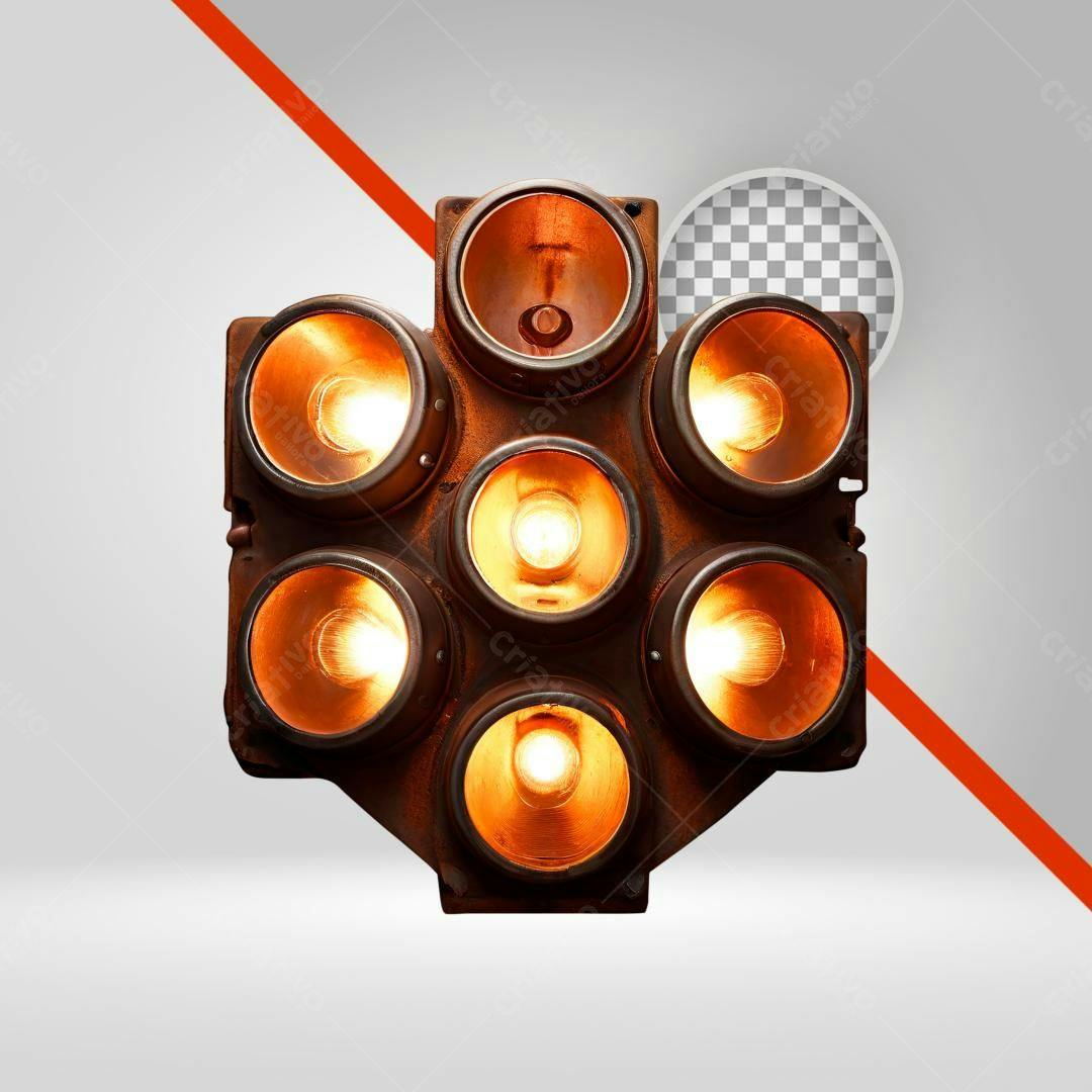 Icone Luzes Industriais PNG com fundo transparente