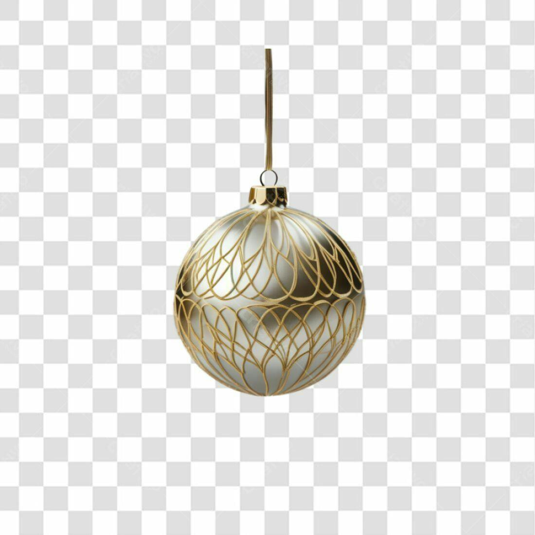 Enfeite Natalino PNG com fundo transparente