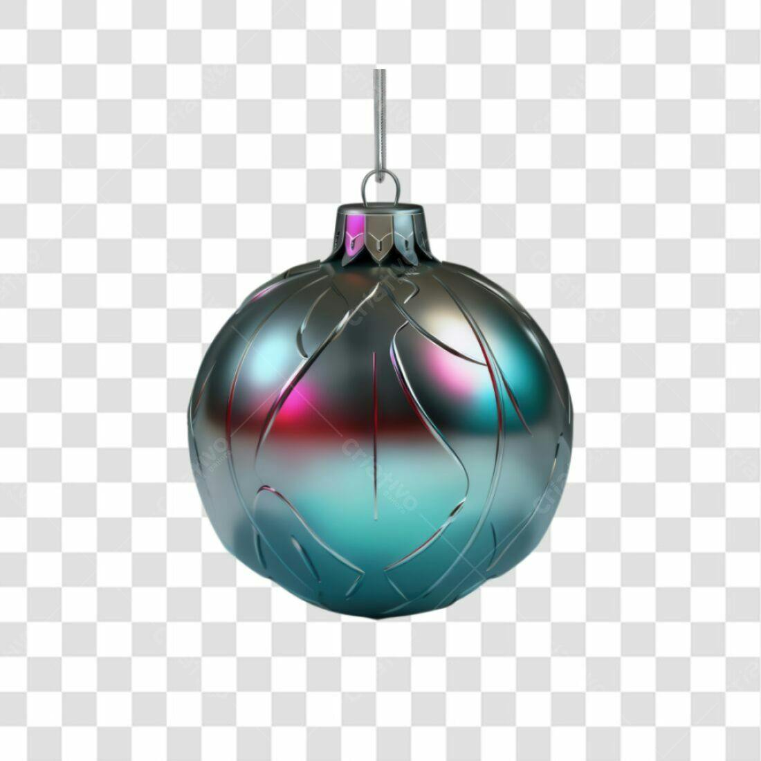Enfeite Natalino PNG com fundo transparente