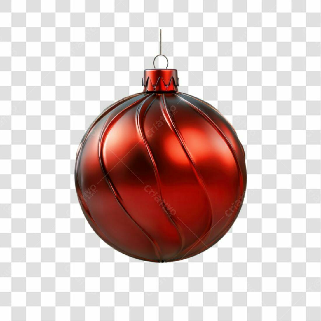 Enfeite de Natal PNG com fundo transparente