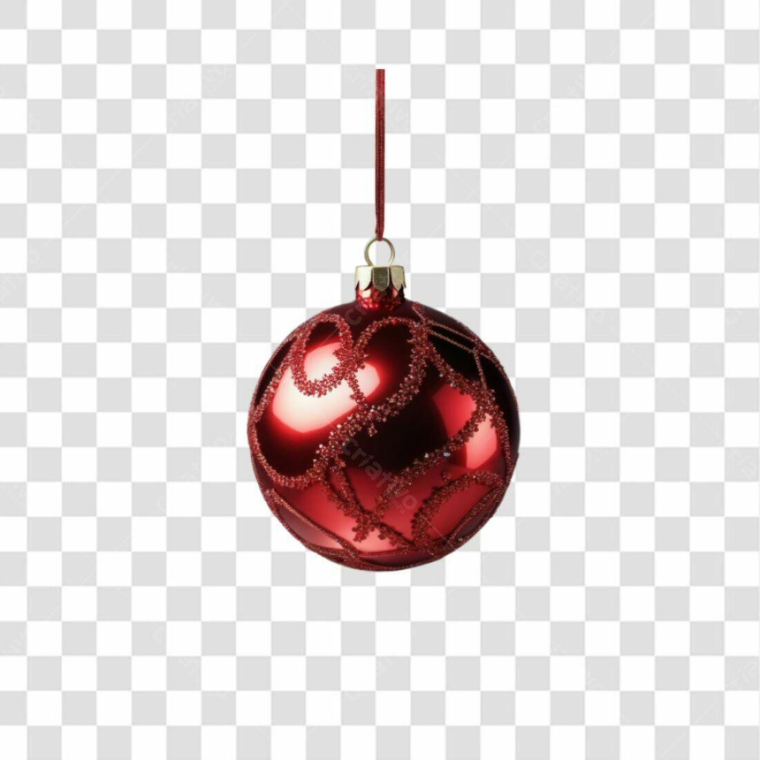 Enfeite Natalino PNG com fundo transparente