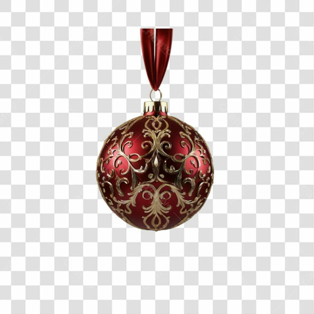 Enfeite Natalino PNG com fundo transparente