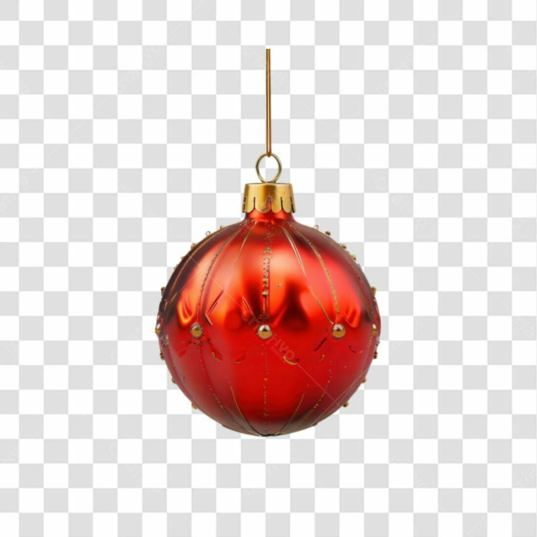 Enfeite Natalino PNG com fundo transparente