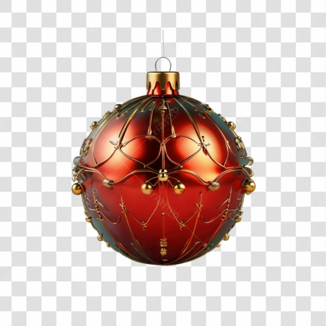 Enfeite Natalino PNG com fundo transparente