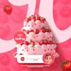 Choose the flavor of your social media cake psd editable