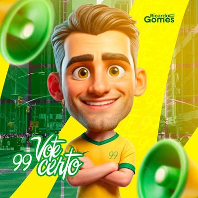 Vote Certo Social Media Psd Editavel