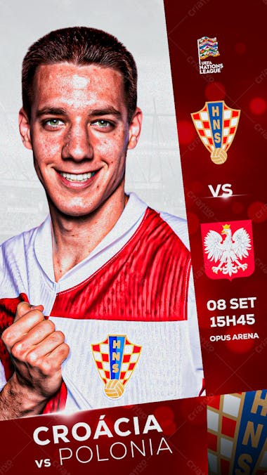 Flyer matchday pasalic croacia