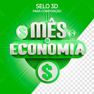 Selo mês da econômia