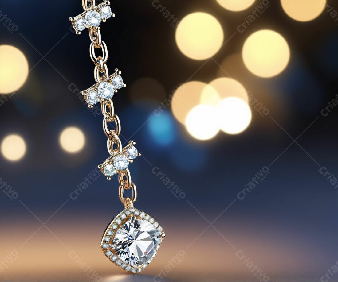 Colar de Diamantes em Ouro Amarelo