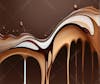 Chocolate, syrup, sweet, sauce, bar, heart, love, dripping, background