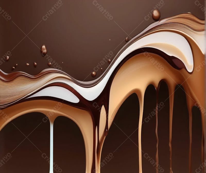 Chocolate, melado, doce, calda, barra, coração, love, escorrendo, background